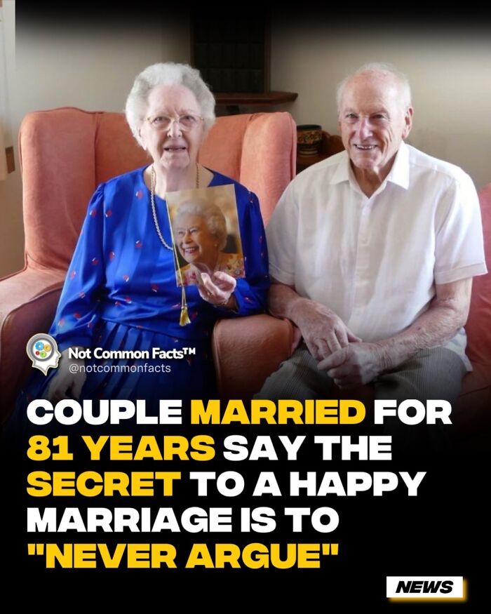 Elderly couple showcasing their 81-year marriage, sharing marriage advice.