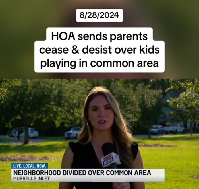 A Murrells Inlet Neighborhood Is Divided After An Hoa Sent Cease And Desist Letters To Parents Whose Children Play In The Community’s Common Area