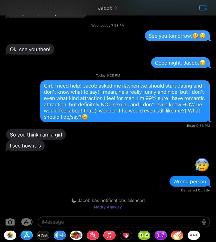 Accidentally Sent This To A Guy That I’ve Been Casually Flirting With After He Asked Me On A Date