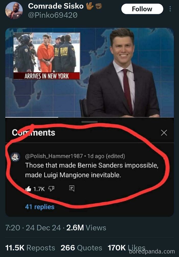 Screenshot of a viral social media comment with humor, part of funny sentences people said collection.