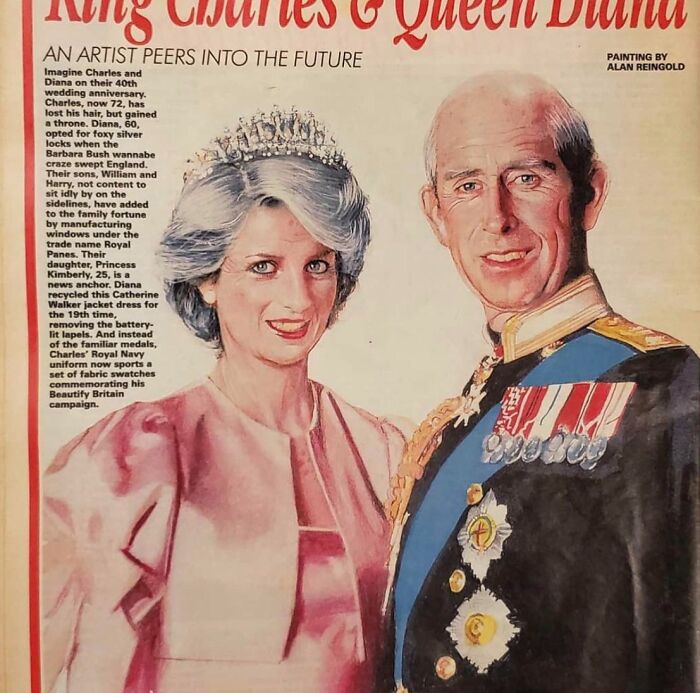 El Rey Carlos y la Reina Diana - Bueno, éste se lleva la palma