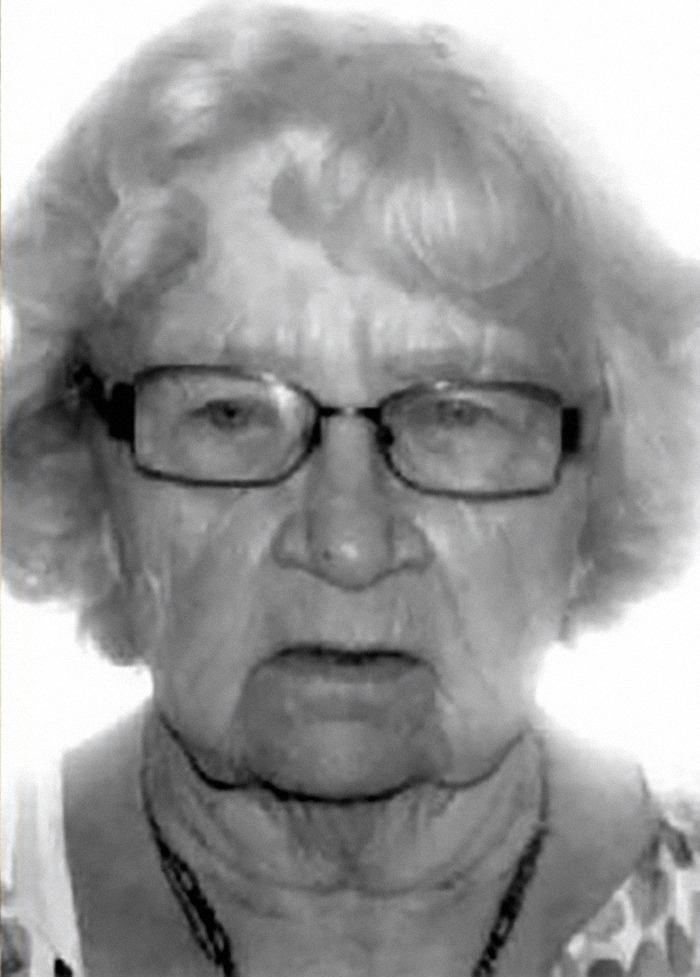 Elderly woman Paulette Landrieux with glasses, central to a mystery involving Google Maps discovery after vanishing. Elderly woman Paulette Landrieux with glasses, central to a mystery involving Google Maps discovery after vanishing.