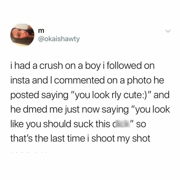 A dating meme highlighting awkward online interactions and mixed signals.