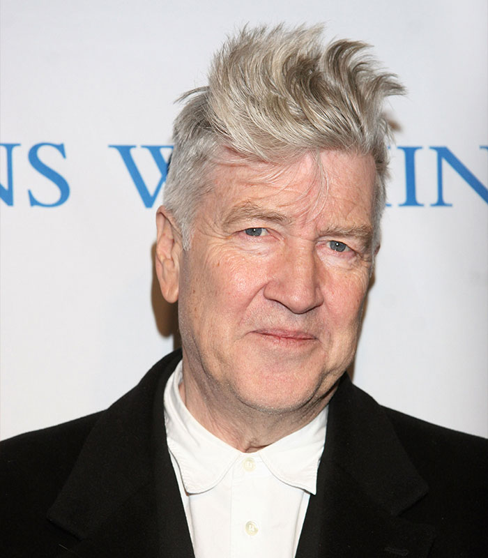 A person with a unique hairstyle and a suit jacket, related to David L***h quotes and questioning reality.