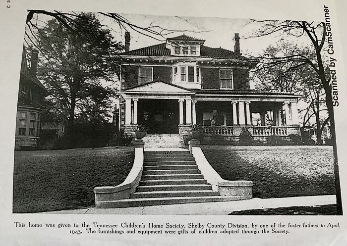 Historic Tennessee Children's Home Society building on a hill with steps, highlighting overlooked historical events.