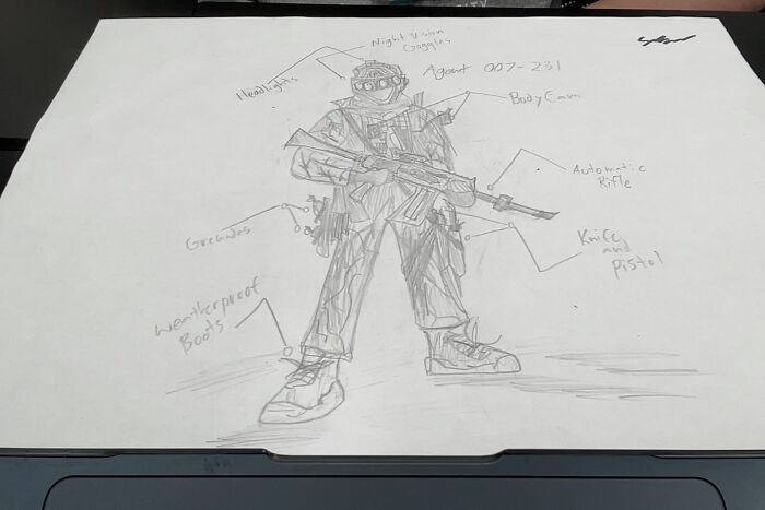 Random Soldier I Drew