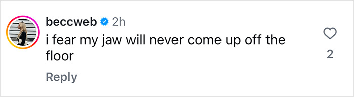 Comment expressing amazement at Miley Cyrus' transformation.