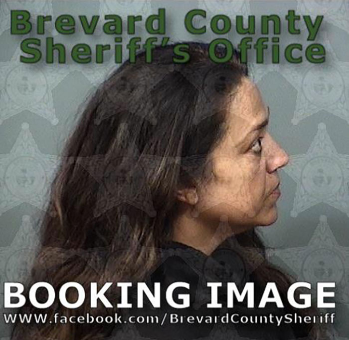 Brevard County Sheriff's booking image, related to principal arrest after kids found drinking at her home. Brevard County Sheriff's booking image, related to principal arrest after kids found drinking at her home.