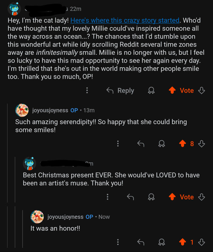 Artist Creates "Boop" Painting Of A Cat's Nose And Finds The Cat&rsquo;s Owner By Pure Chance