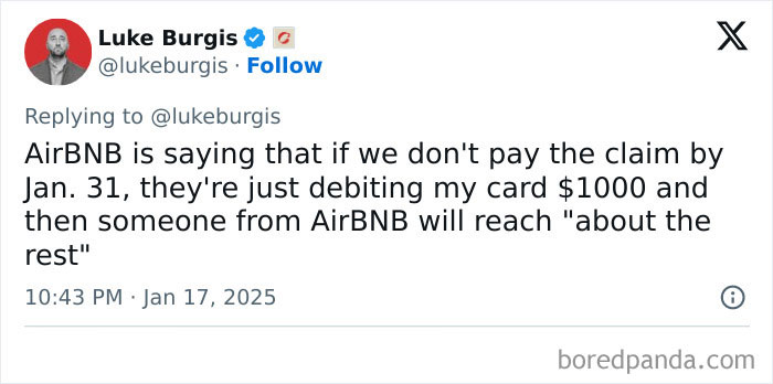 Airbnb Host Allegedly Tries To Scam Family With A $7500 Damages Claim, Airbnb Takes Host’s Side Airbnb Host Allegedly Tries To Scam Family With A $7500 Damages Claim, Airbnb Takes Host’s Side