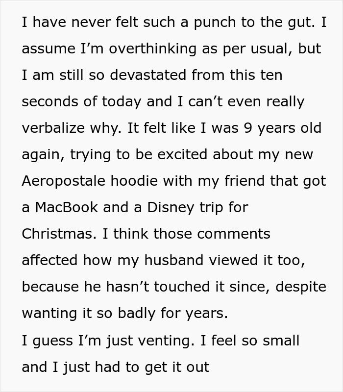 Woman Surprises Husband With Gift That&rsquo;s &ldquo;Unfathomable For A Former Poor Kid&rdquo;, Is Left Devastated