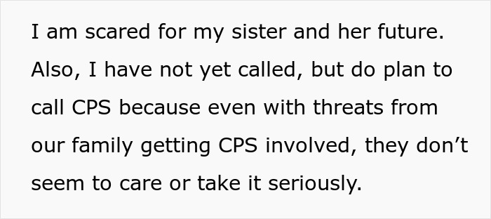 CPS Gets Involved As Woman Refuses To Let 9YO Sister Go Illiterate Over Parents’ Odd Beliefs CPS Gets Involved As Woman Refuses To Let 9YO Sister Go Illiterate Over Parents’ Odd Beliefs