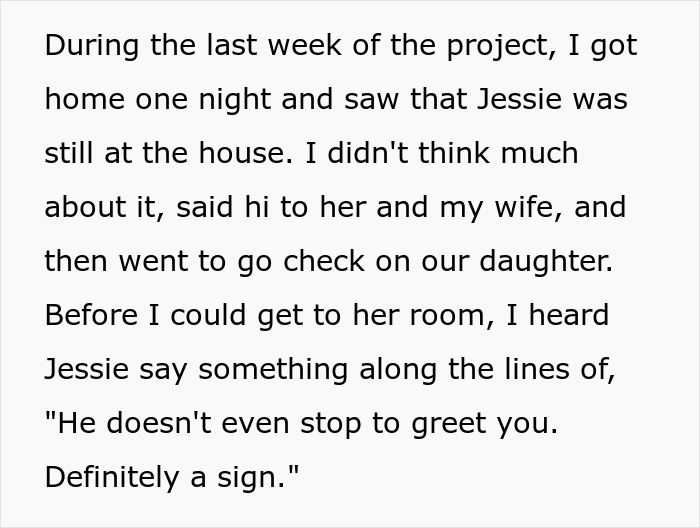 Text about infidelity accusations and relationship tension involving a woman and her friend. Text about infidelity accusations and relationship tension involving a woman and her friend.