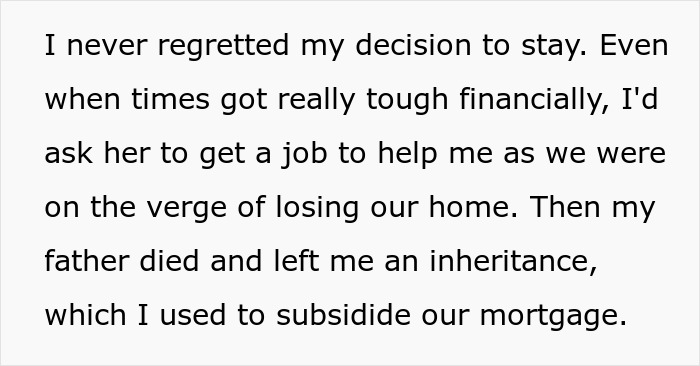 Man Considers Divorce When Wife Refuses To Share Her Inheritance After Relying On Him For 22 Years
