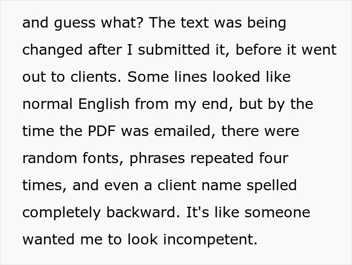 &ldquo;Beyond Petty&rdquo;: Woman&rsquo;s Desperate Plot To Smear Coworker&rsquo;s Reputation Ends In HR Nightmare