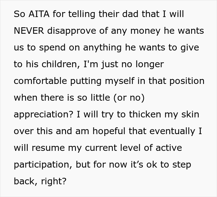 Woman Devastated After Adult Step-Kids Ruin Her Joy Of Gift-Giving, Decides To Step Away