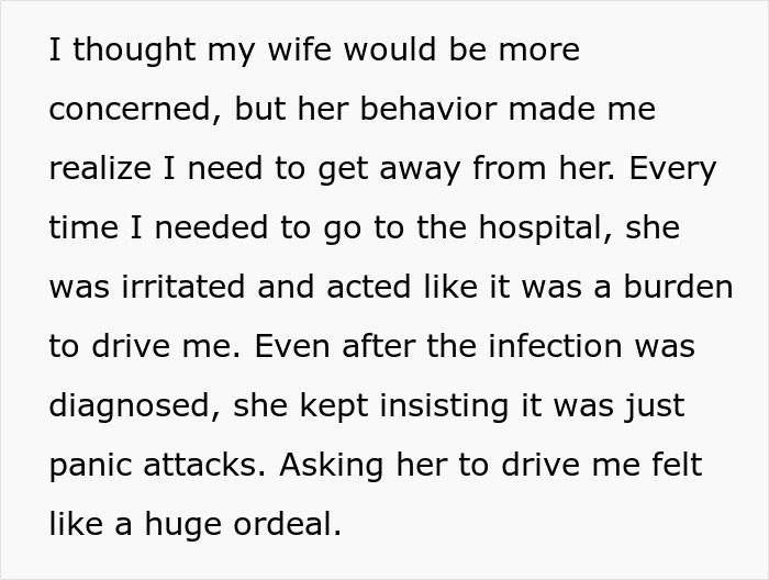 &ldquo;I Want To Divorce Her&rdquo;: Man Feels Abandoned After Wife Dismissed His Serious Symptoms