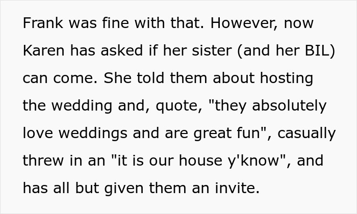 Wedding Dreams Turn Nightmarish As Karen Declares, &ldquo;It Is Our House, Y&rsquo;know&rdquo;