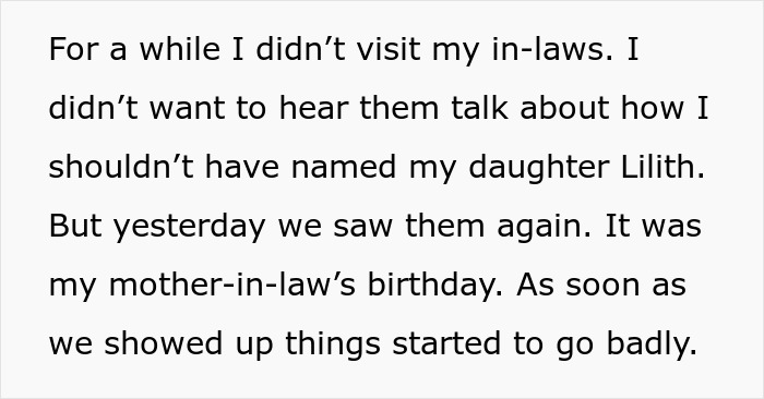 Text from a Canadian woman about dealing with in-law issues. Text from a Canadian woman about dealing with in-law issues.