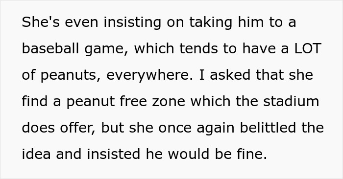 Woman Warns MIL About Son&rsquo;s Severe Allergy, MIL Brushes It Off And Plans A Peanut-Heavy Outing