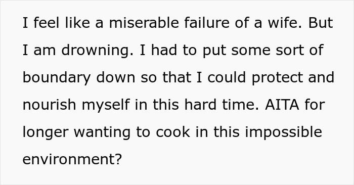 Woman Is Sick Of Catering To Husband’s “Mysterious Symptoms”, Starts Cooking Only For Herself Woman Is Sick Of Catering To Husband’s “Mysterious Symptoms”, Starts Cooking Only For Herself