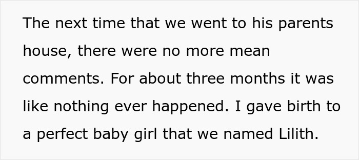 Text describing a moment after a Canadian woman addressed mean comments from her husband's family in German. Text describing a moment after a Canadian woman addressed mean comments from her husband's family in German.