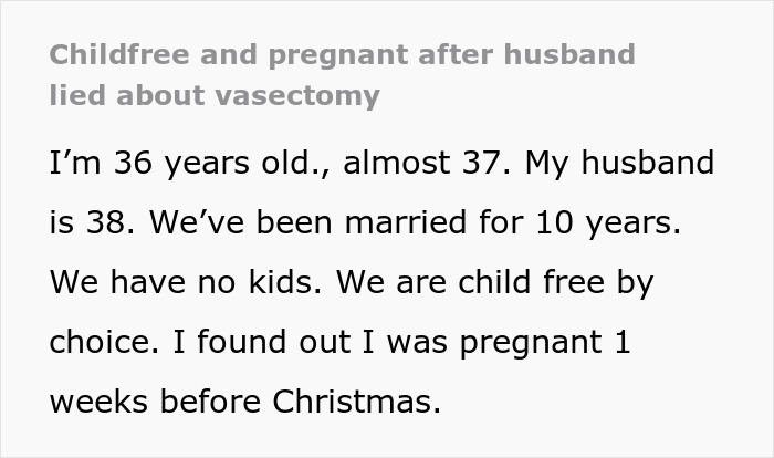 Woman Faces Dilemma After Her Plan To Have A Childfree Life Is Shattered By Husband&rsquo;s Lie