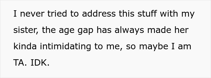 26YO Holds Lifelong Grudge Against 16YO Sis For Having A Modern Name, Turns Nasty Over It