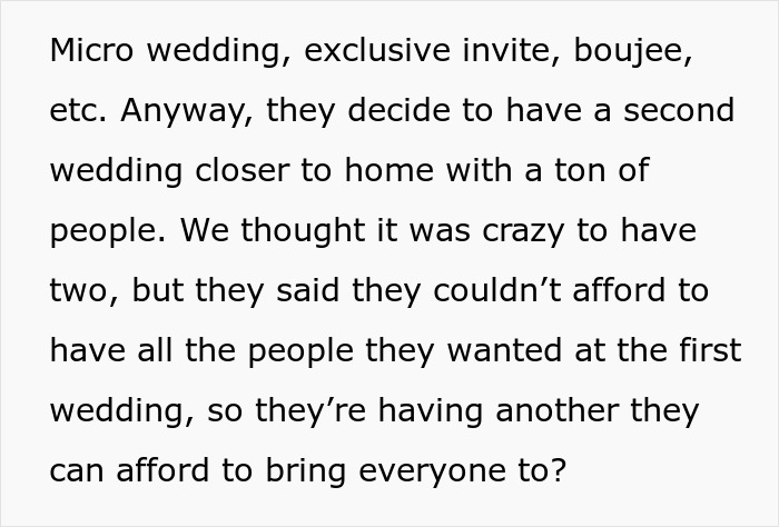 Bride And Groom Decide To Have Two Weddings: "Please Tell Me I&rsquo;m Not Delusional"