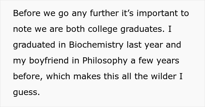 Text from a woman's perspective about refusing to fund her boyfriend's color invention research. Text from a woman's perspective about refusing to fund her boyfriend's color invention research.