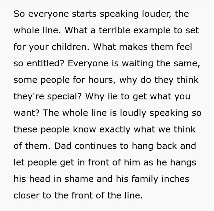 Mom&rsquo;s Line-Cutting Exploits Backfire As Whole Crowd Unites To Ensure Her Family Misses The Ride