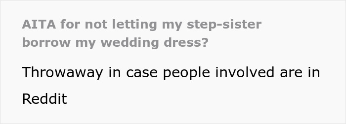 Bride Threatens To Steal Stepsister’s Wedding Dress, She Gives Her Back The Invitation Instead Bride Threatens To Steal Stepsister’s Wedding Dress, She Gives Her Back The Invitation Instead