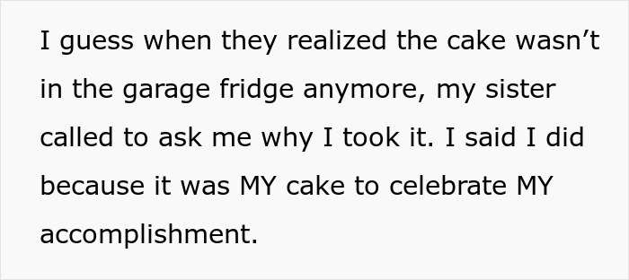 Text highlighting a woman upset about her family's reaction to her sobriety milestone. Text highlighting a woman upset about her family's reaction to her sobriety milestone.