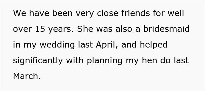 “A One-Time Event”: Bridesmaid Asks If She’s A Jerk For Choosing Husband Over Bride “A One-Time Event”: Bridesmaid Asks If She’s A Jerk For Choosing Husband Over Bride
