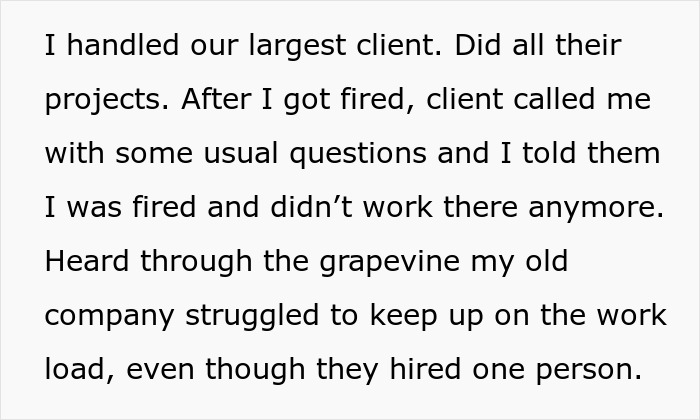 Company Fires &ldquo;Easily Replaceable&rdquo; Employee, Ends Up Losing Biggest Client To Them