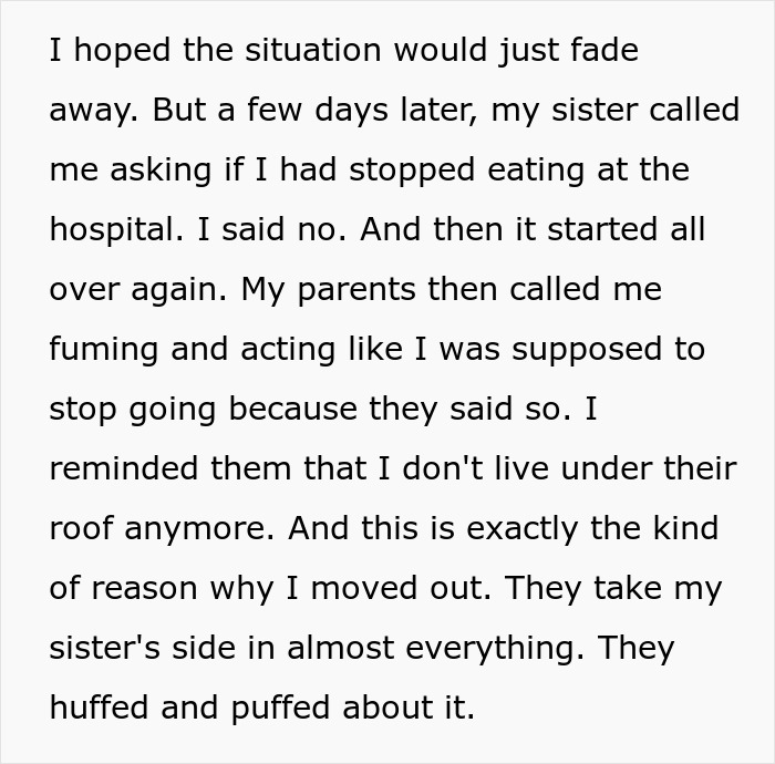 Text about family disagreement involving a brother and sister over a bike incident. Text about family disagreement involving a brother and sister over a bike incident.
