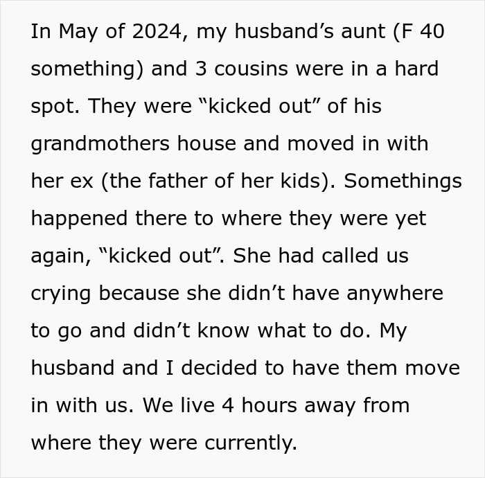 Woman considering lawsuit over husband's family unpaid bill.