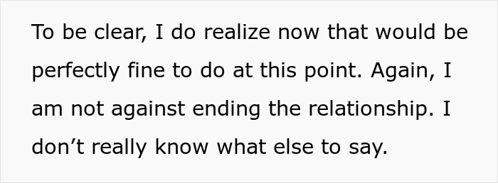 Text expressing regret about a relationship and financial demands during a Europe trip with boyfriend.
