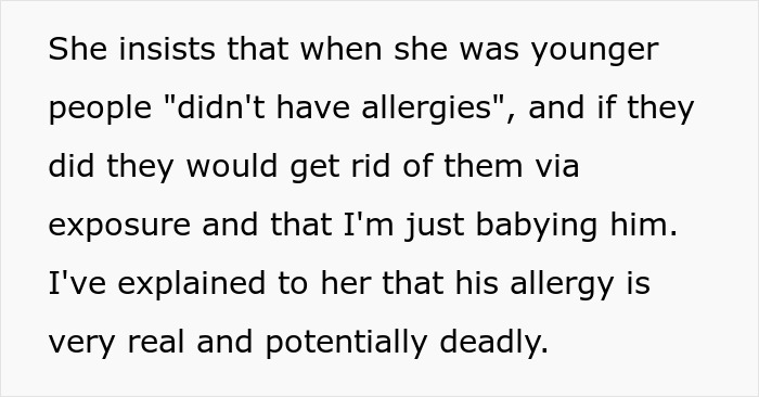 Woman Warns MIL About Son&rsquo;s Severe Allergy, MIL Brushes It Off And Plans A Peanut-Heavy Outing