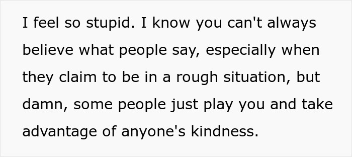 Woman Learns A Harsh Lesson After Donating To A Struggling Family On Holiday