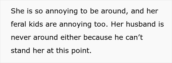 Text expressing frustration about motherhood challenges and absent husband.