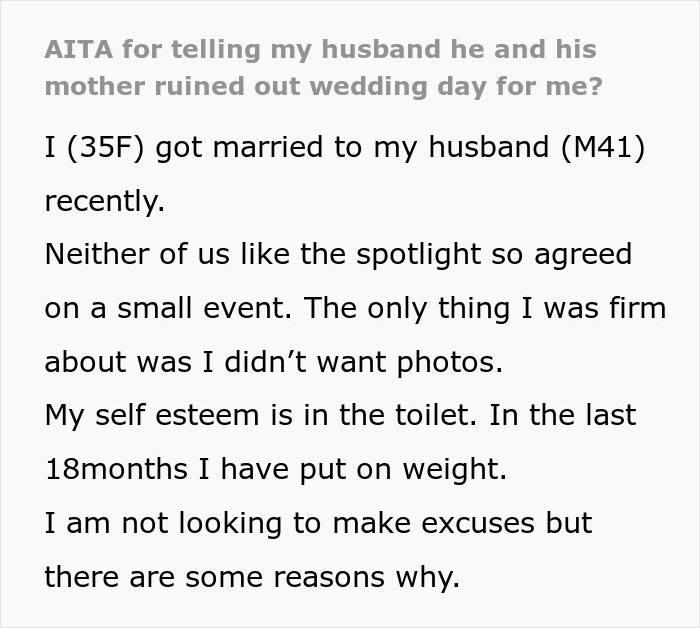 Wife Heartbroken After New Husband And MIL Ruin Wedding Day: "I Can&rsquo;t Stop The Tears"