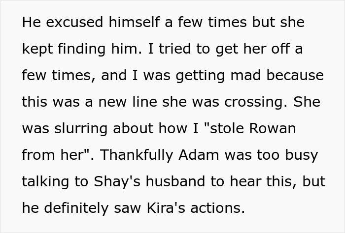 Text excerpt discussing a woman's actions causing tension by pursuing a friend's husband, impacting relationships.