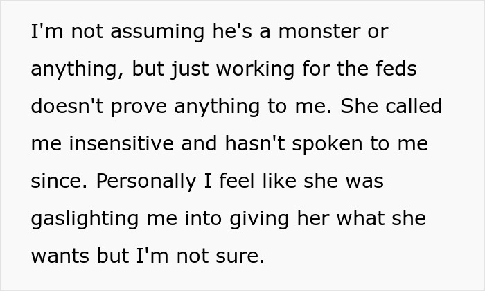 Text discussing trust issues related to a girlfriend wanting her boyfriend’s social security number for a background check. Text discussing trust issues related to a girlfriend wanting her boyfriend’s social security number for a background check.