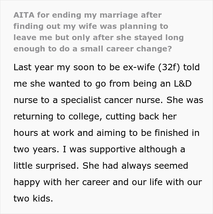 Man Overhears About Wife&rsquo;s Plans To Leave Him After A Career Change, Beats Her To It