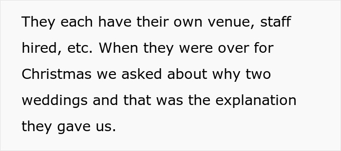 Bride And Groom Decide To Have Two Weddings: "Please Tell Me I&rsquo;m Not Delusional"