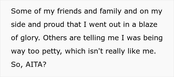 Text about conflict in marriage choices, friends divided on support, questioning actions.