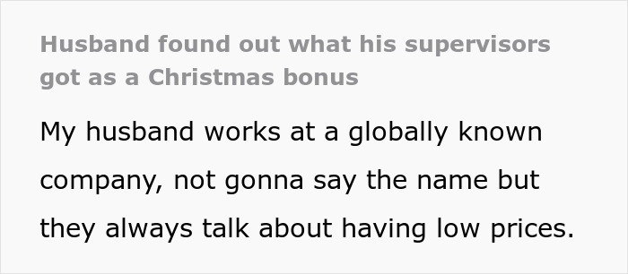 Employee works long shifts, receives store discount as bonus, while manager receives $11k more. Employee works long shifts, receives store discount as bonus, while manager receives $11k more.