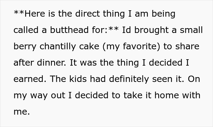 Text message expressing upset over family not caring about sobriety milestone, mentioning a berry Chantilly cake. Text message expressing upset over family not caring about sobriety milestone, mentioning a berry Chantilly cake.
