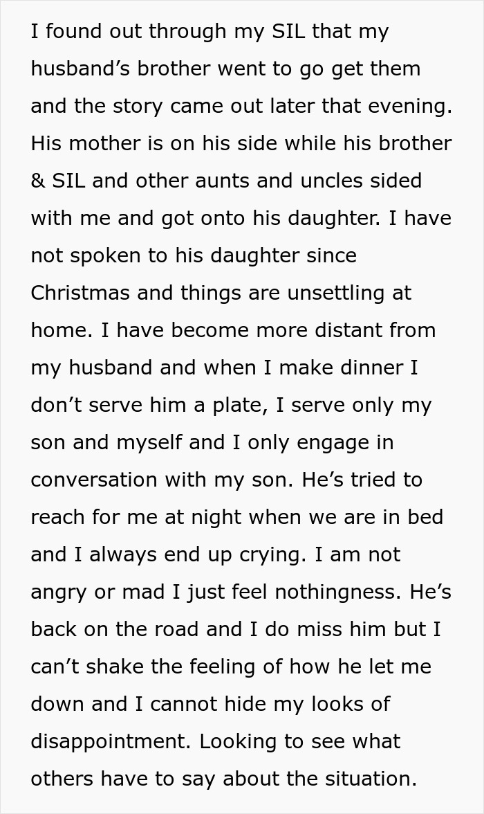 &ldquo;Your Marriage Is Over&rdquo;: Woman Doesn&rsquo;t Know How To Come Back From Husband&rsquo;s Stunt On Christmas